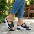 Women's Cushioned Wedge Sandals | Elegant Orthopedic Comfort | Supportive Daily Wear