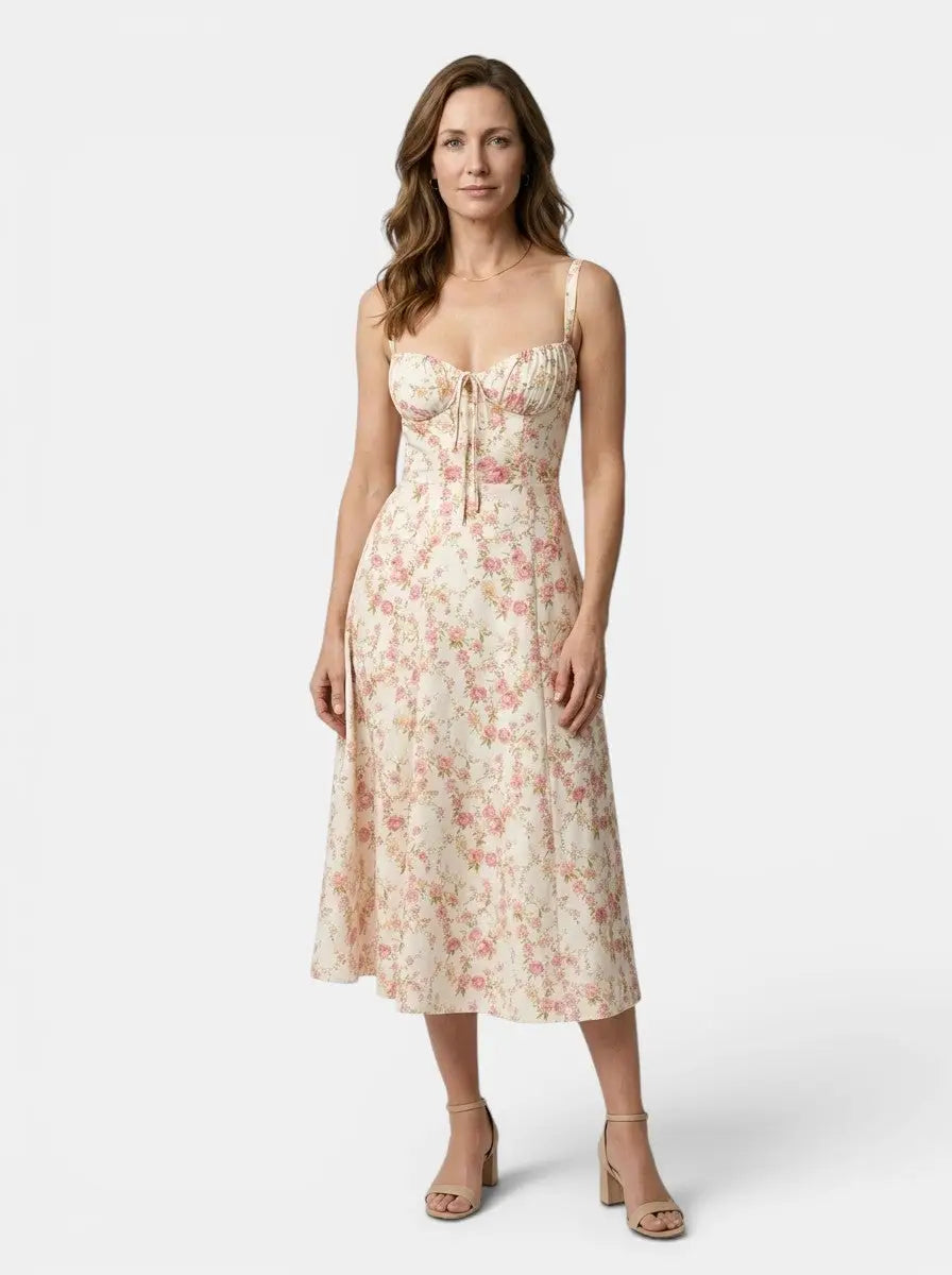 Women's Floral Midi Dress