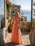 Women's Floral Maxi Dress | Lightweight Sleeveless Summer Gown