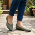 Women's High-Quality PU Flat Shoes | Stylish Square Toe Casual Footwear