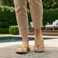 Women's Lightweight Cushioned Flip Flops | Adjustable Arch Support Sandals for Summer