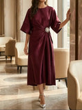 Women's Luxurious Shine Maxi Dress | Elegant Long Formal Evening Gown