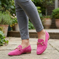 Women's Premium Suede Penny Loafers | Elegant Slip-On Flats for All-Day Comfort