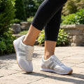 Women's Soft Fabric Slip-On Sneakers | Lightweight Casual Everyday Shoes